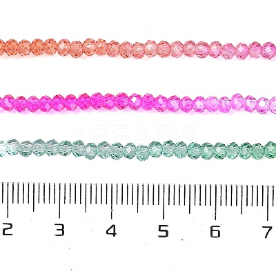 Transparent Painted Glass Beads Strands LS-DGLA-A034-T2mm-A03-1