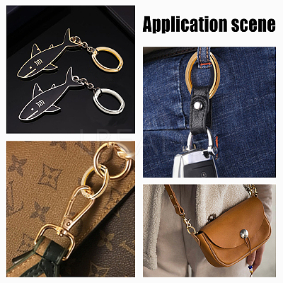 Brass Twister Clasps KK-FH0001-36-1
