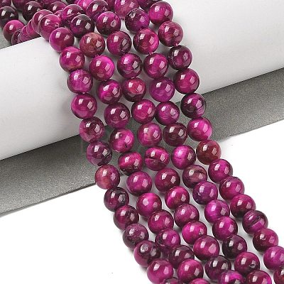 Natural Tiger Eye Beads X1-G-B133-A02-6MM-05-1