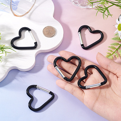 5Pcs Zinc Alloy Spring Gate Rings FIND-TA0009-73N-1
