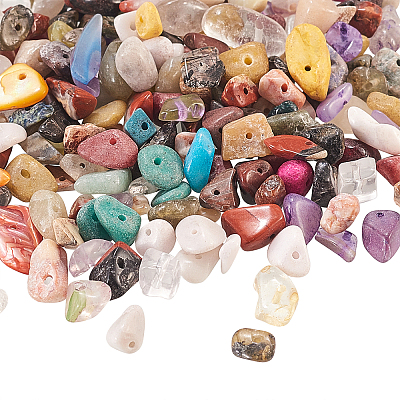 Natural & Synthetic Mixed Gemstone Beads G-CJ0001-19-1