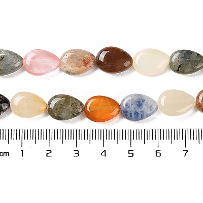 Natural and Synthetic Mixed Stone Beads Strands G-K357-A11-01-1