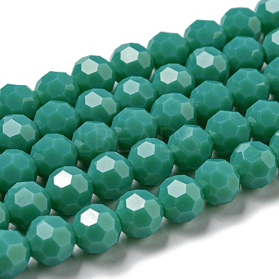 Opaque Glass Beads Stands LS-EGLA-A035-P8mm-D13-1