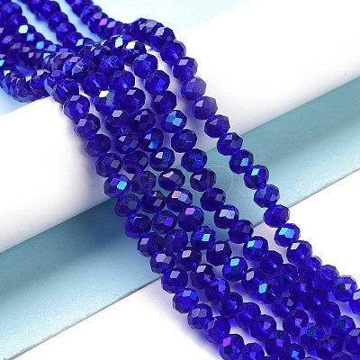 Electroplate Glass Beads Strands EGLA-A034-T8mm-L16-1