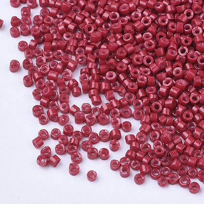 Glass Cylinder Beads SEED-Q036-01A-D18-1