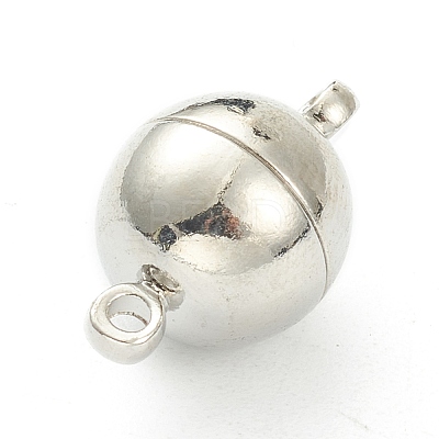 Brass Magnetic Clasps with Loops MC043-3-1