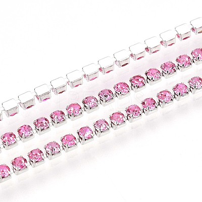 Iron Rhinestone Cup Chains CH-T006-02A-01-1