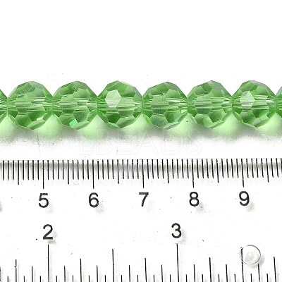 Electroplate Transparent Glass Beads Strands EGLA-A035-T10mm-L09-1