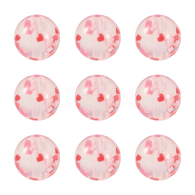 10Pcs Round Food Grade Eco-Friendly Silicone Beads SIL-TA0002-13-1
