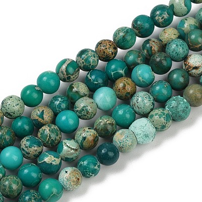 Dyed Natural Regalite/Imperial Jasper/Sea Sediment Jasper Beads Strands G-B124-C04-07-1