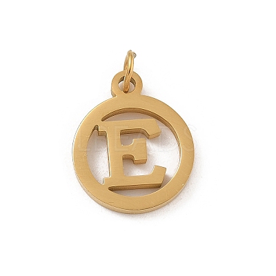 304 Stainless Steel Charms
with Jump Ring STAS-R001-02G-E-1