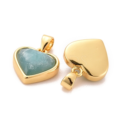 Natural Amazonite Charms G-E538-02G-05-1