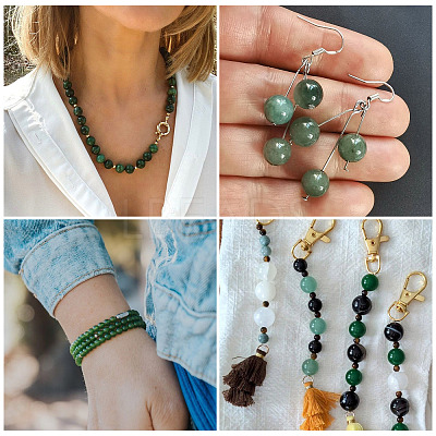1Strand Natural African Jade Beads Strands G-TA0003-50B-1