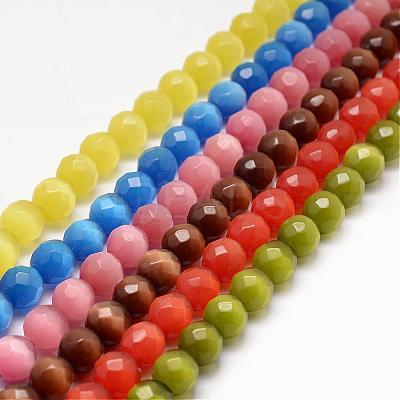 Cat Eye Beads Strands CE-k002-8mm-M-1