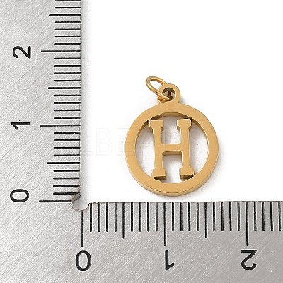 304 Stainless Steel Charms
with Jump Ring STAS-R001-02G-H-1
