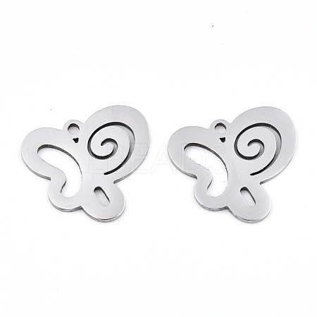 Non-Tarnish 201 Stainless Steel Pendants STAS-S081-007-1