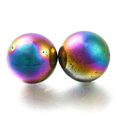 Synthetic Magnetic Hematite Sphere Beads G-C154-02RC-1