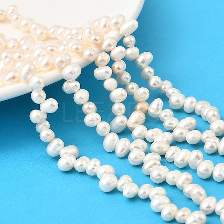 Natural Cultured Freshwater Pearl Beads Strands PEAR-I007-04C-01A-1