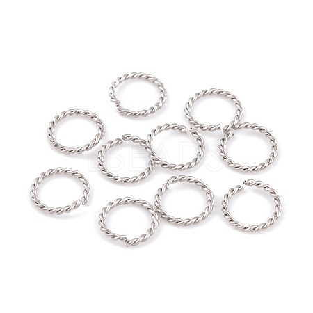 Non-Tarnish 304 Stainless Steel Qulck Link Rings FIND-Q103-04P-1