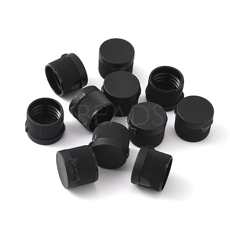PP Plastic Flip Top Lids for Refillable Squeeze Bottle CON-WH0088-22B-1