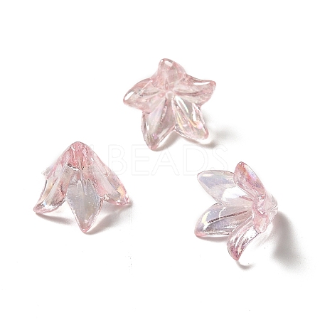 Transparent Acrylic Bead Caps LS-OACR-H016-05H-1