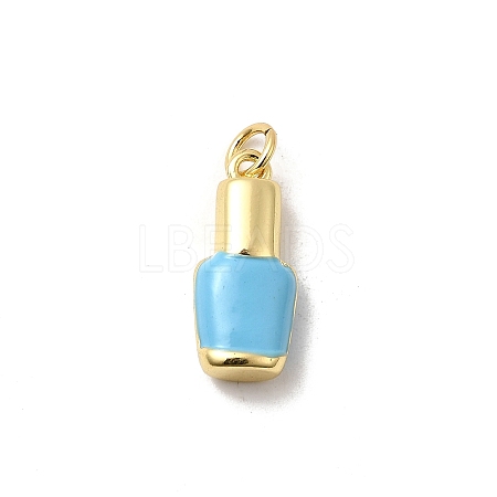 Brass Enamel Pendants KK-A268-03G-B05-1