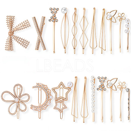 Zinc Alloy Hair Bobby Clips PHAR-SP0001-09-1