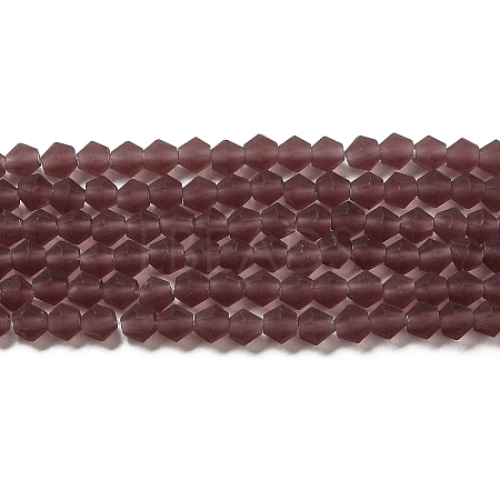 Imitate Austrian Crystal Frosted Glass Beads Strands LS-EGLA-A039-T2mm-MD05-1