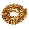 Transparent Glass Beads Strands EGLA-N013-T6mm-D16-2