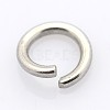 Tarnish Resistant 304 Stainless Steel Open Jump Rings STAS-E066-08-7mm-1
