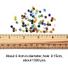 1300Pcs 6/0 Glass Seed Beads SEED-YW0002-19A-3