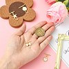 4Pcs 4 Styles Brass Toggle Clasps KK-CJ0003-53-4