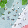 DICOSMETIC 120Pcs 12 Style Teardrop Horse Eye Square Sew on Rhinestone RGLA-DC0001-03-4