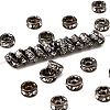 Brass Rhinestone Spacer Beads RB-A014-Z5mm-01B-1