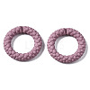 Spray Painted CCB Plastic Linking Rings CCB-Q091-010D-2
