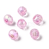 Eco-Friendly Transparent Acrylic Beads PL642-10-2