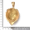304 Stainless Steel Big Pendants STAS-F333-01G-3