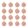 Golden Plated Alloy Enamel Charms X-ENAM-S118-07P-2