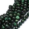 Natural Fuchsite Beads Strands G-O201A-09C-1