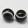 Round Evil Eye Resin Beads RESI-R159-10mm-02-1