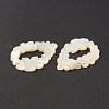 Natural White Shell Pendants SSHEL-T012-16-5