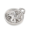 12 Constellations 304 Stainless Steel Pendants STAS-F354-01P-02-2