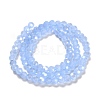 Electroplate Glass Beads Strands EGLA-A035-J4mm-A03-2