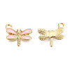 Light Gold Plated Alloy Charms ENAM-T009-02E-1