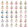 54Pcs 9 Styles Glass Pendants FIND-TA0008-55-1