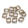 Tibetan Style Alloy Bead Frames X-TIBEB-6761-AB-LF-1