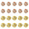 10Pcs Brass Beads RB-YW0001-19G-2