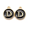 Golden Plated Alloy Charms X-ENAM-S118-02D-1
