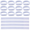 16Pcs Polyester & Nylon Elastic Straps with Hook and Loop Fastener AJEW-FH0007-61B-1