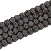 Olycraft 2 Strands Natural Lava Rock Beads Strands G-OC0004-76-1